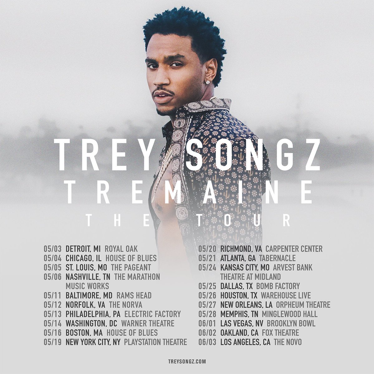 Trey songz tour tickets